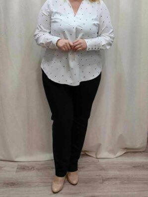 KOSZULA Kropki Mankiet