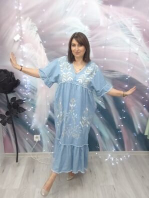 Sukienka boho jeans  FLY