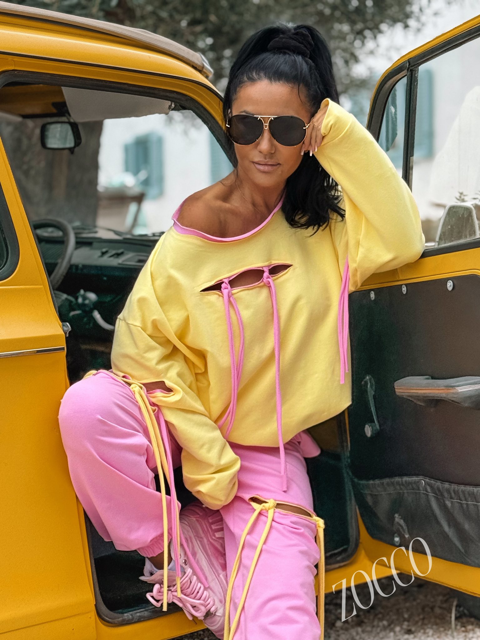 Dresy PASTEL sznureczki - obrazek 3