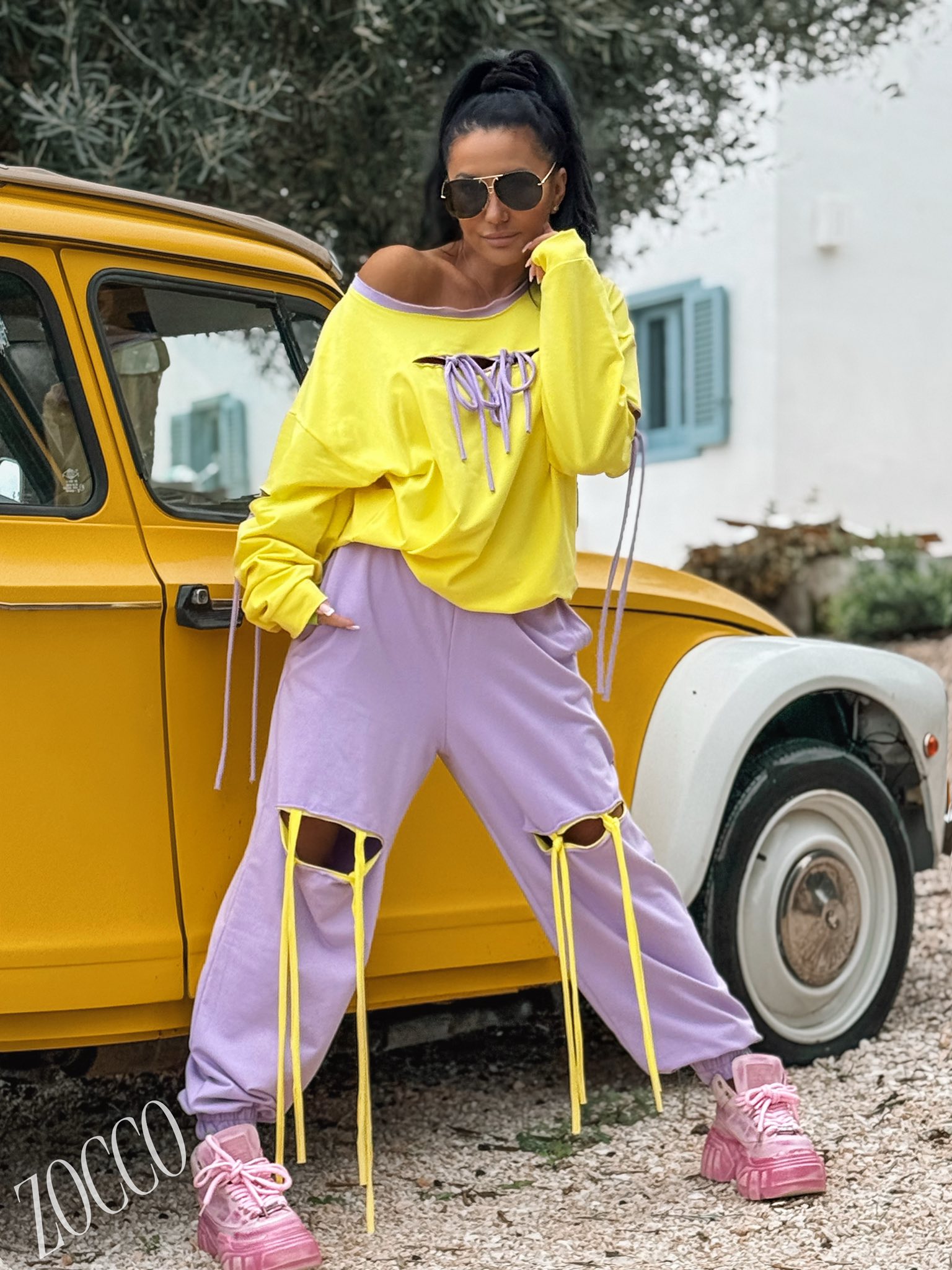 Dresy PASTEL sznureczki - obrazek 4