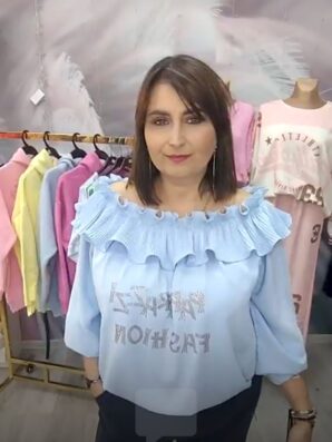 Bluzka PAPARAZZI FASHION falbanki