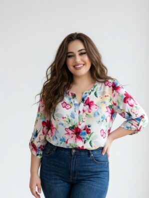 Bluzka kwiaty WIOSNA