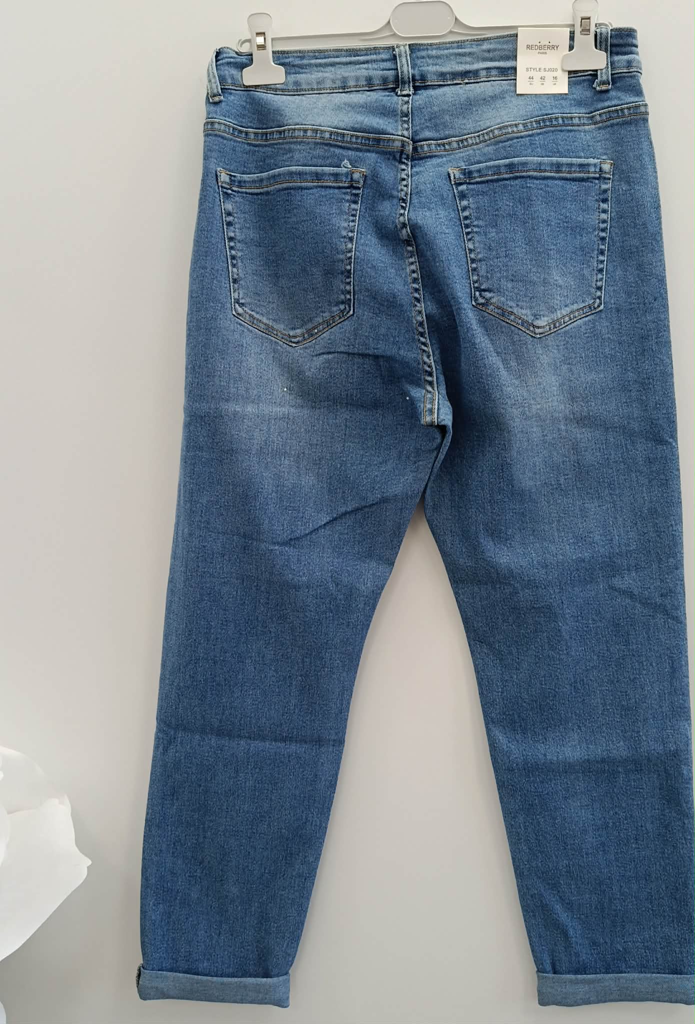 Spodnie jeans BŁYSK 44,46,48,50,52,54 - obrazek 2