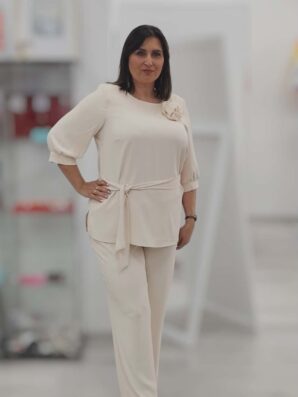 Komplet KWIAT 46,48,50,52,54 beżowy