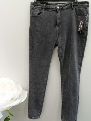Spodnie jeans grafit SKINY 54,58,60