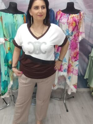 Bluzka CC eko skóra