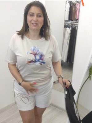Bluzka LATYNKA, kwiat, 44,46,48