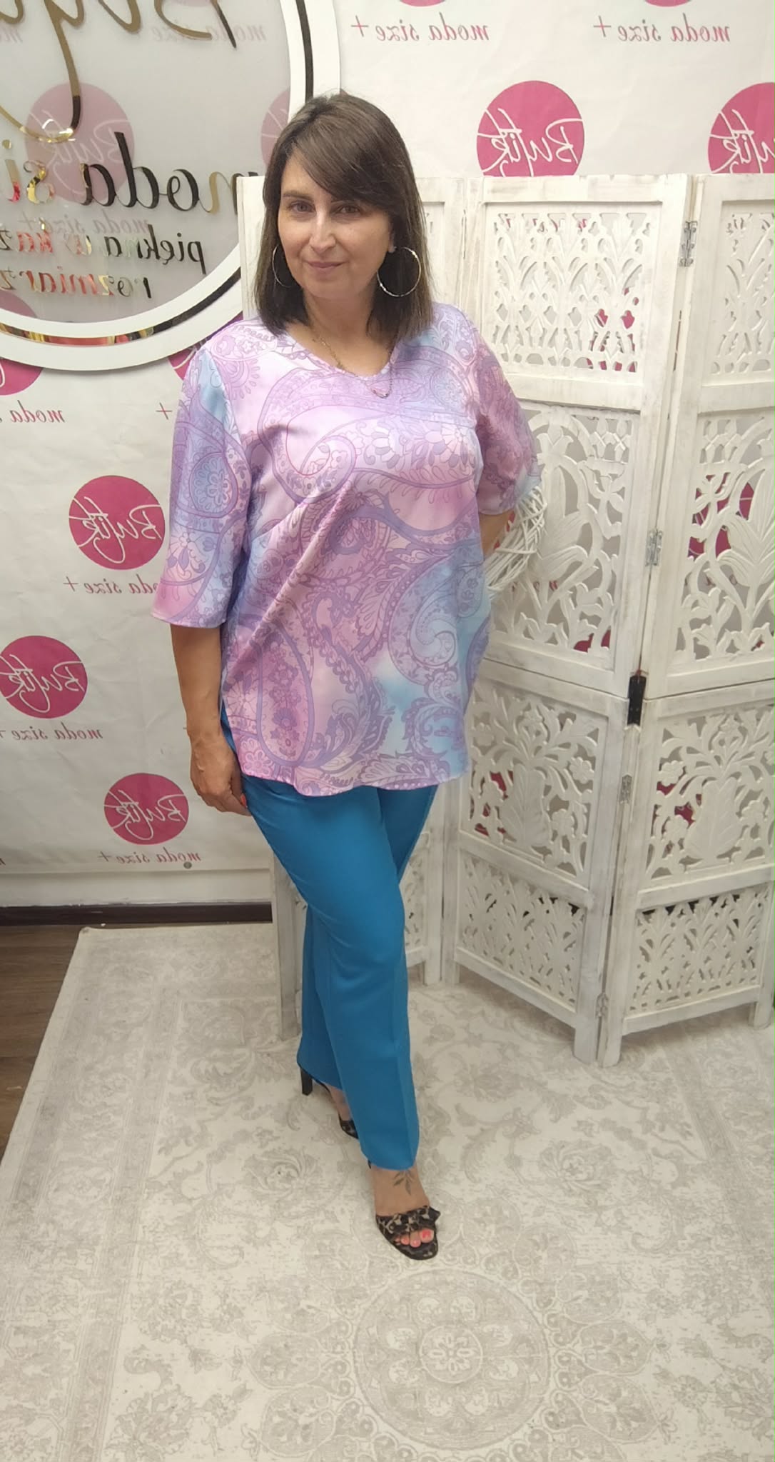 Bluzka WZORY 48-56 - obrazek 4